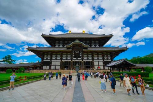Great Buddha Hall of Todaiji Temple in Nara
