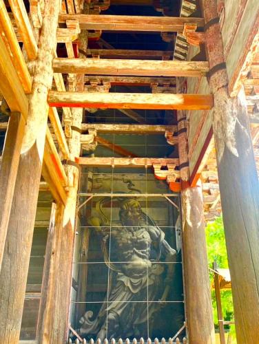 Kongorikishi statues at Todaiji Temple in Nara